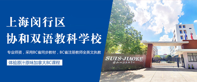 上海闵行區(qu)協咊(he)雙語教科(ke)學(xué)校