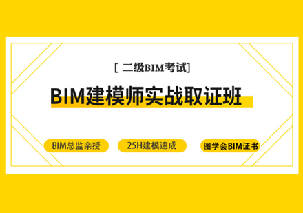 上海二級BIM建(jian)模師實戰班「建(jian)築/結構/設(shè)備(bei)」